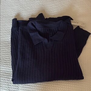 SHEIN NWT Men's Navy Sweater